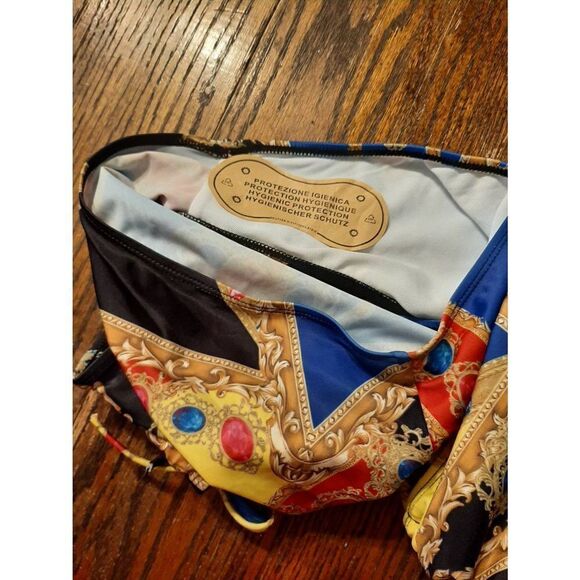 New XL Sexy One-Piece Cut Out Swimsuit Bathing Suit Deep Plunge High Cut NWOT - Picture 6 of 6